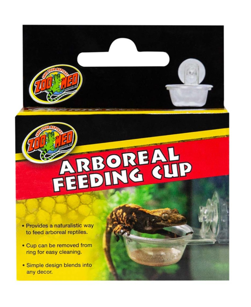Zoo Med Arboreal Feeding Cup Clear, 1ea