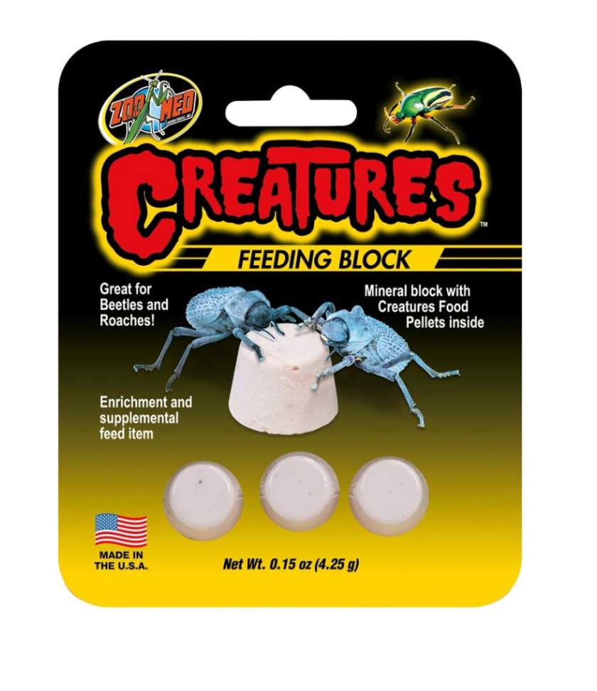 Zoo Med Creatures Feeding Block 1ea/0.15 oz, 3 pk
