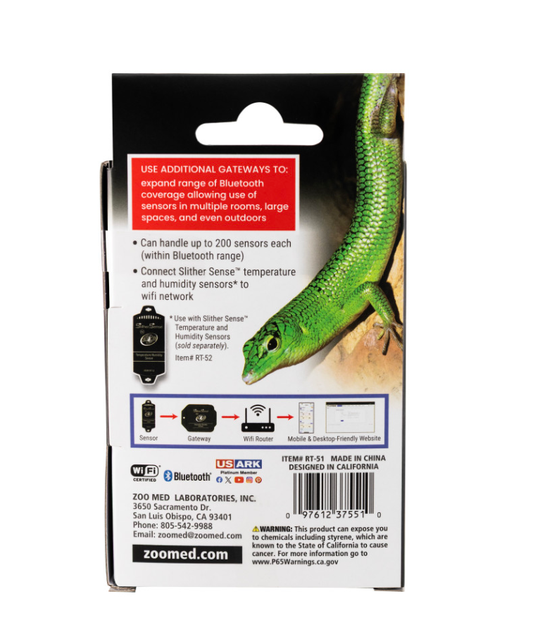 Zoo Med Slither Sense Remote Temperature/Humidity Monitoring System Gateway Only