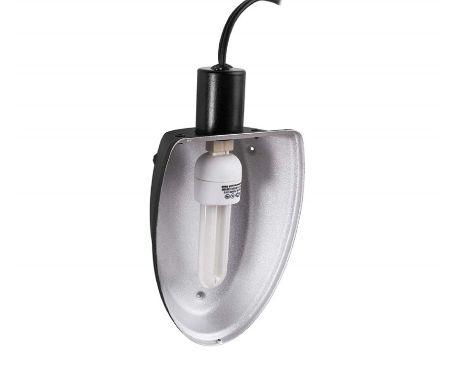 Zilla Low Profile Reptile Terrarium Fixtures Single, 1ea