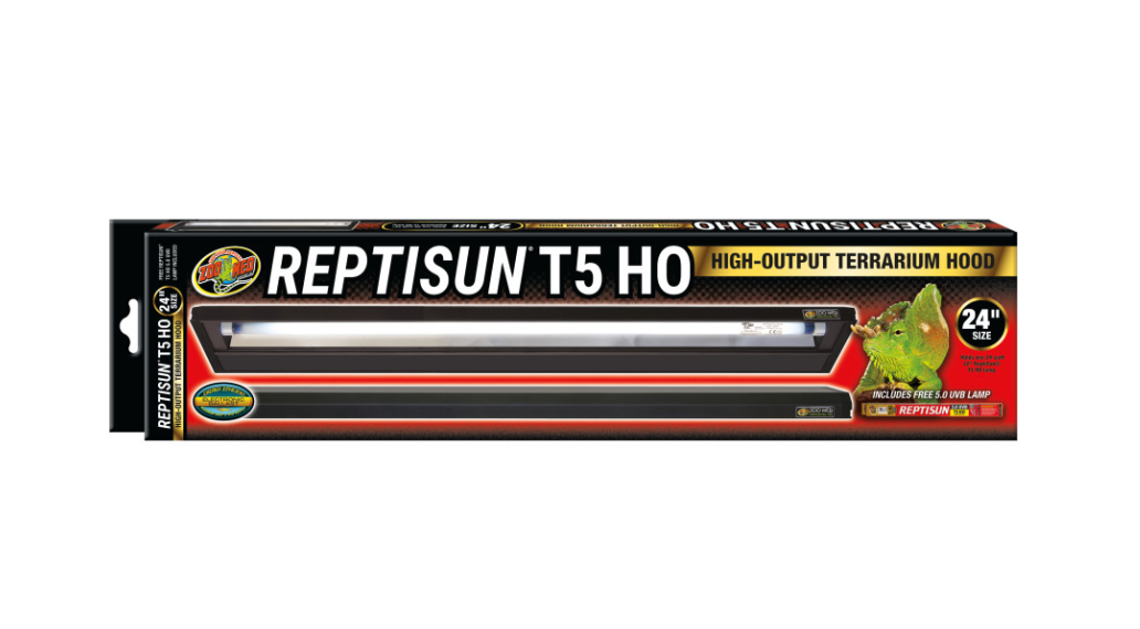 Zoo Med ReptiSun T5 HO Terrarium Hood w/ 5.0 Bulb