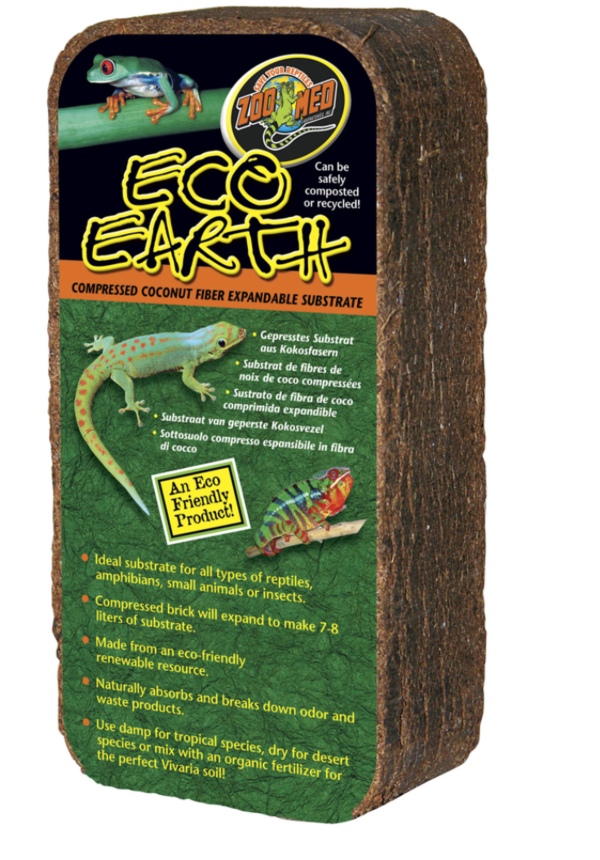 Zoo Med Eco Earth Compressed Coconut Fiber Substrate Brick