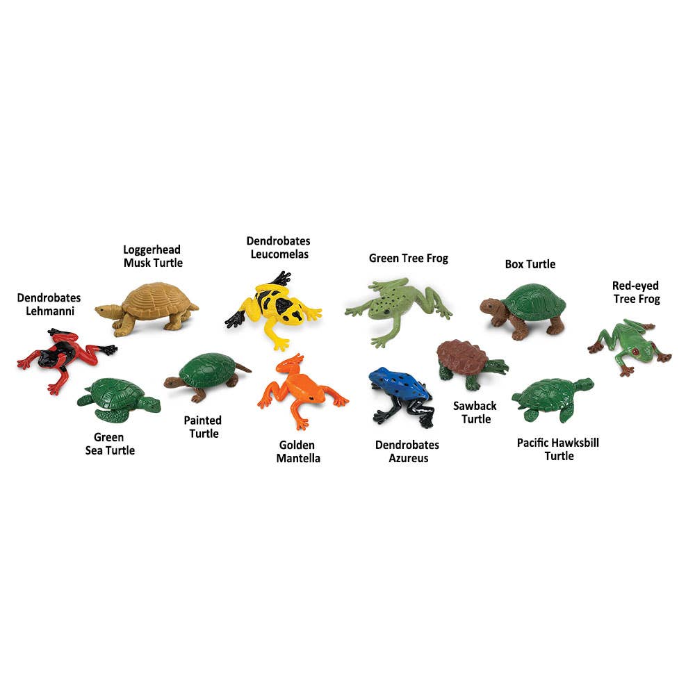 Safari Ltd. - Frogs & Turtles Bulk Bag - 760404
