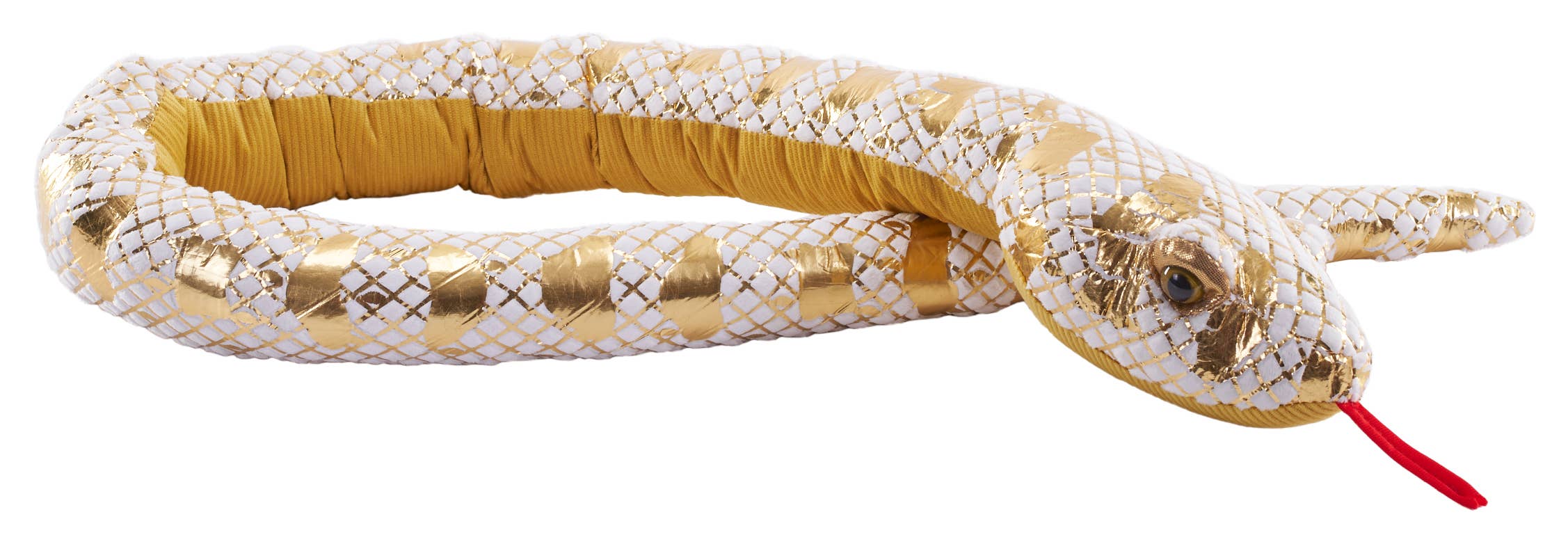 Wild Republic - Foilkins-Snake Lemon Blast Ball Pyth Stuffed Animal 54"