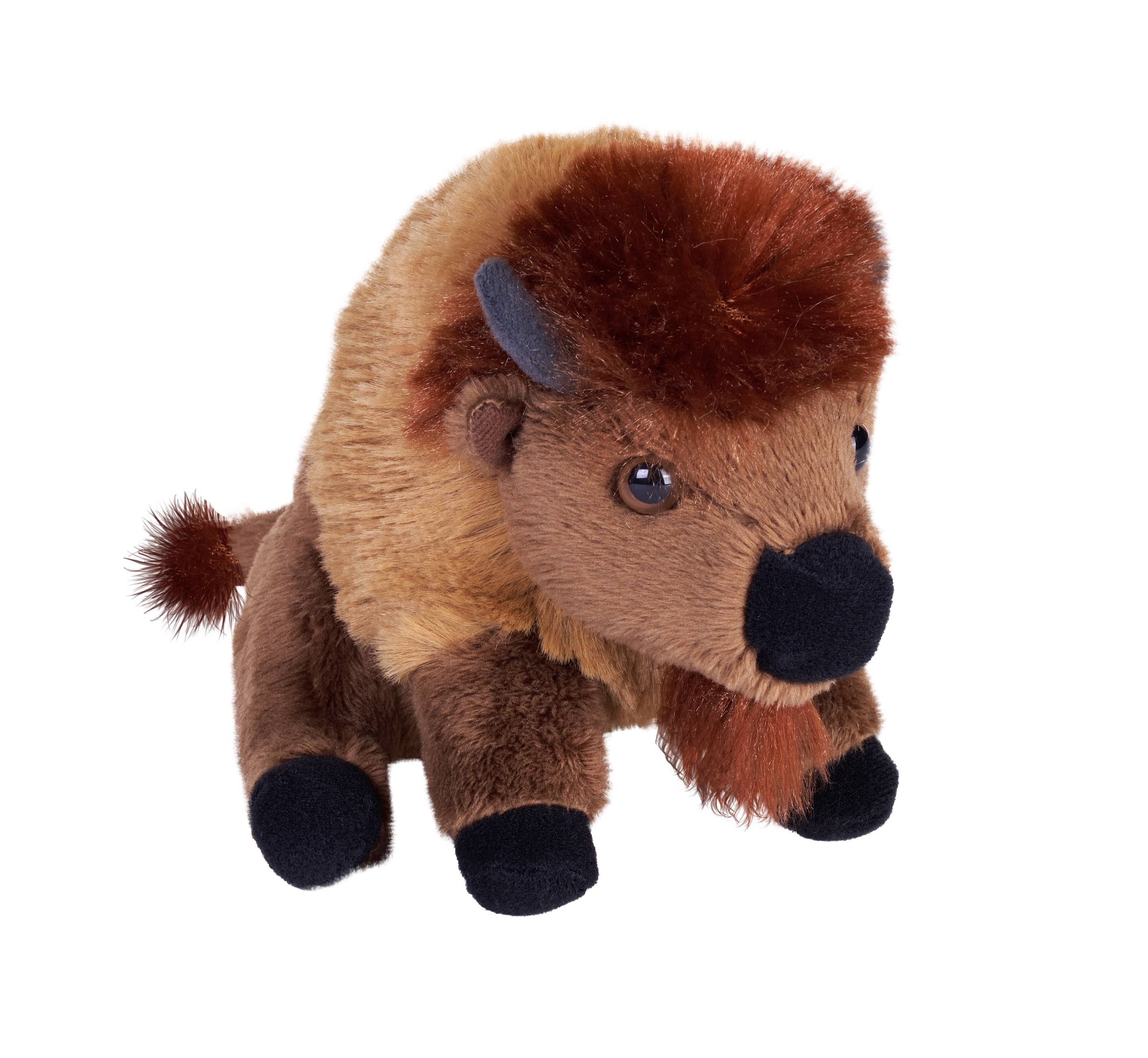 Wild Republic - Pocketkins-ECO-Bison Stuffed Animal 5"