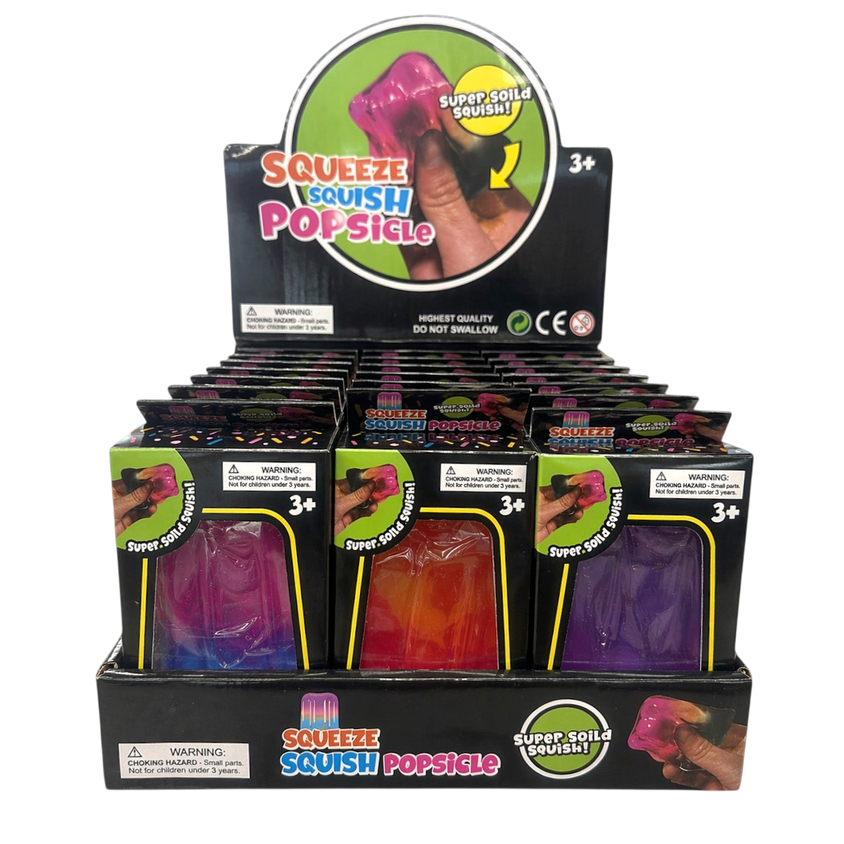 K & S WHOLESALE INC - Popsicle Jelly Toy 24ct PDQ