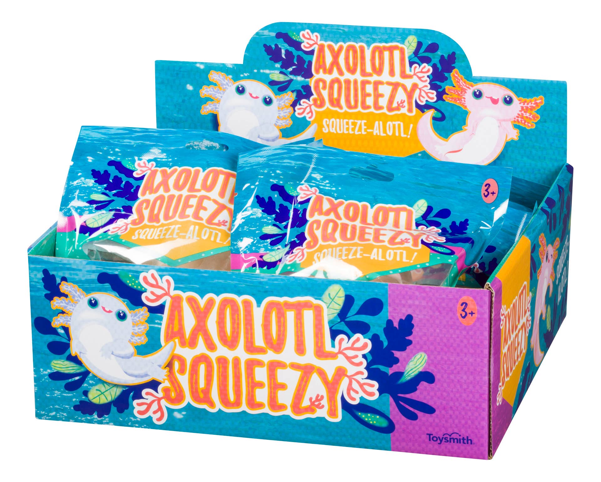 Toysmith - Axolotl Squeeze Ball