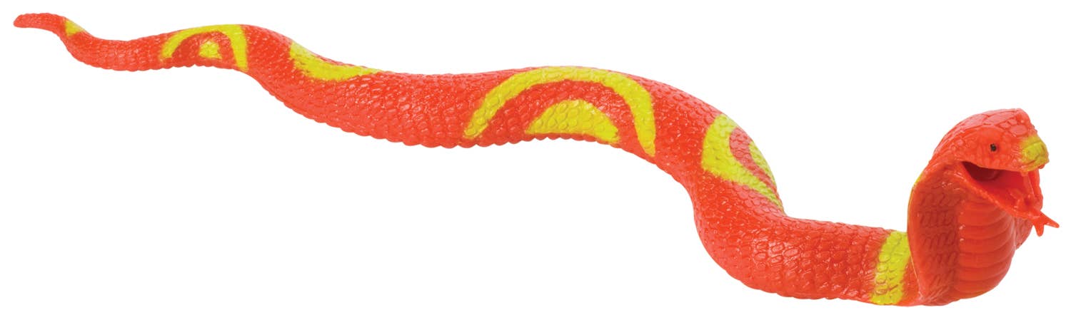 Toysmith - 16.5" Squishy Snakes, Stretch to 4 Feet, Assorted Styles