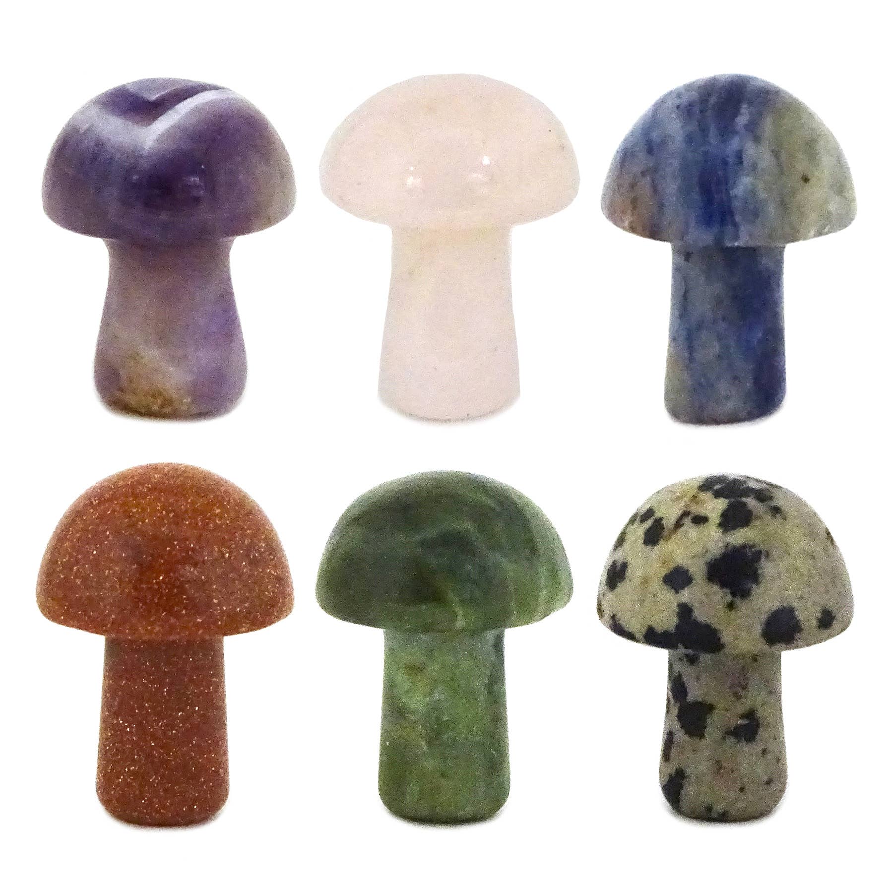 Pichincha - Mushroom Shaped Stone Figurine Healing Crystal Ornament