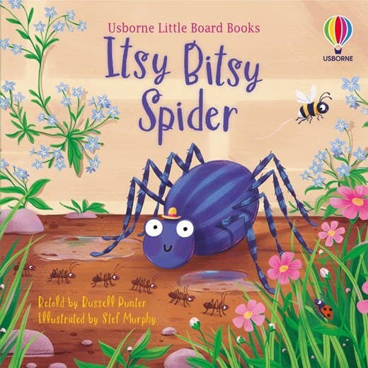 HarperCollins - Itsy Bitsy Spider board book : Usborne