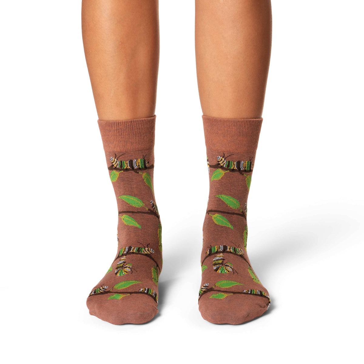 Good Luck Sock - Women's Monarch Caterpillar Socks