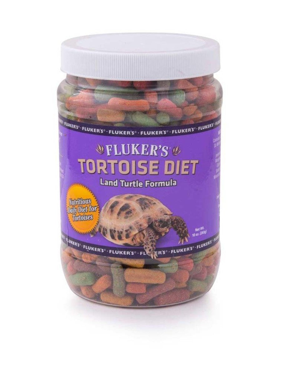 Fluker's Tortoise Diet Land Turtle Formula Large Pellet 10oz