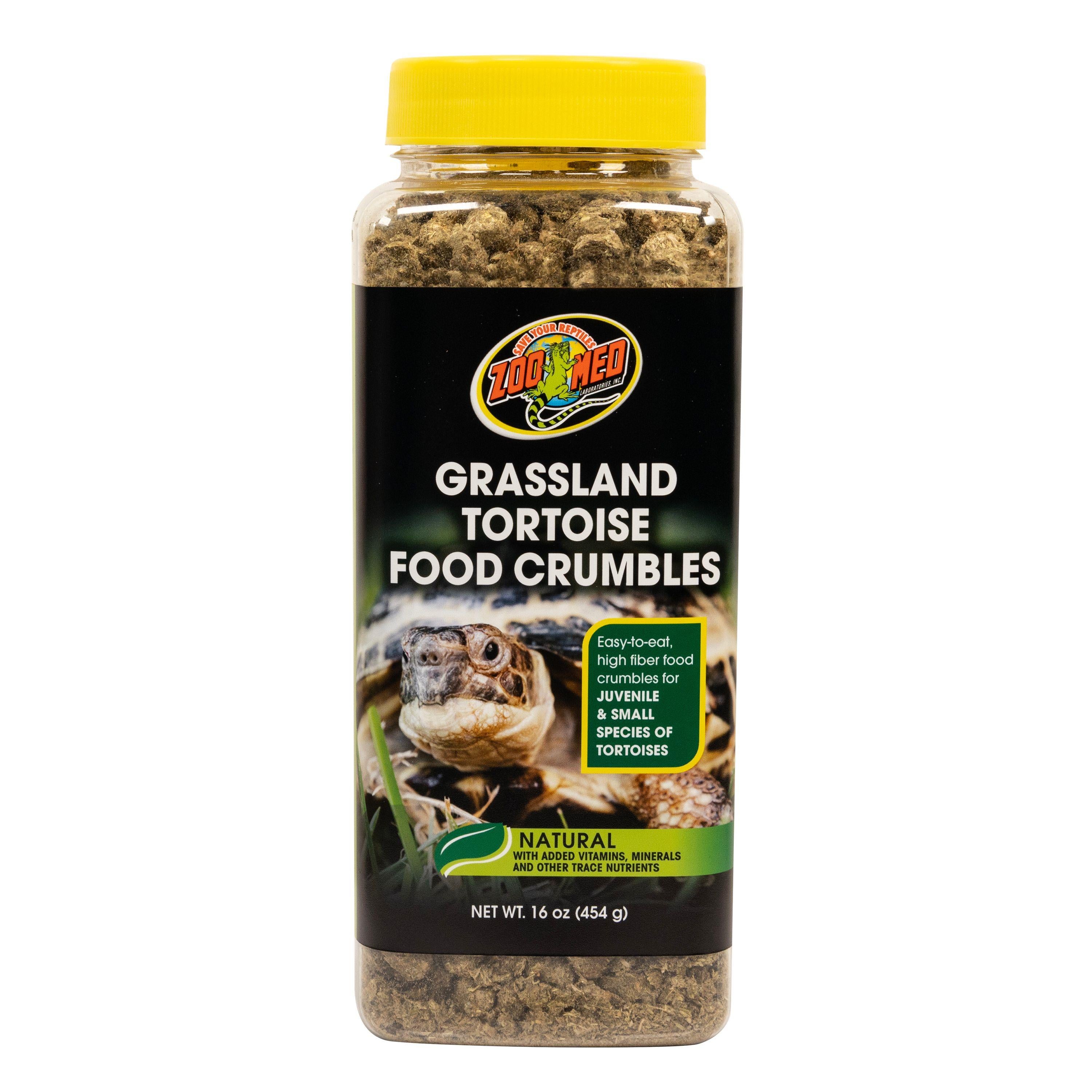 Zoo Med Grassland Tortoise Food Crumbles 16 oz