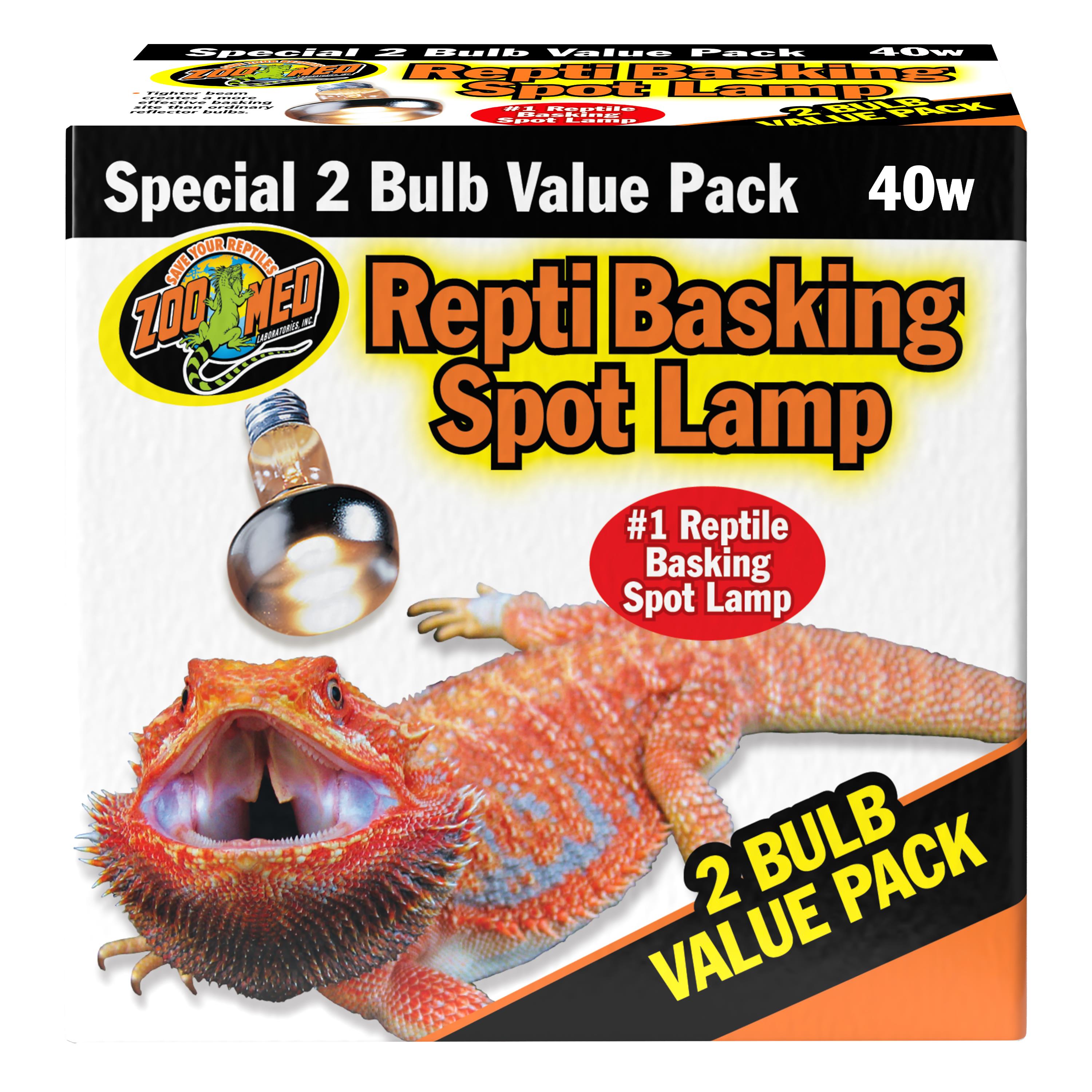 Zoo Basking Spot 40 Watt Value Pack (2 pack)