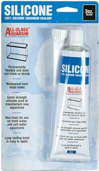 Aqueon Silicone Black Sealant 3 oz Tube