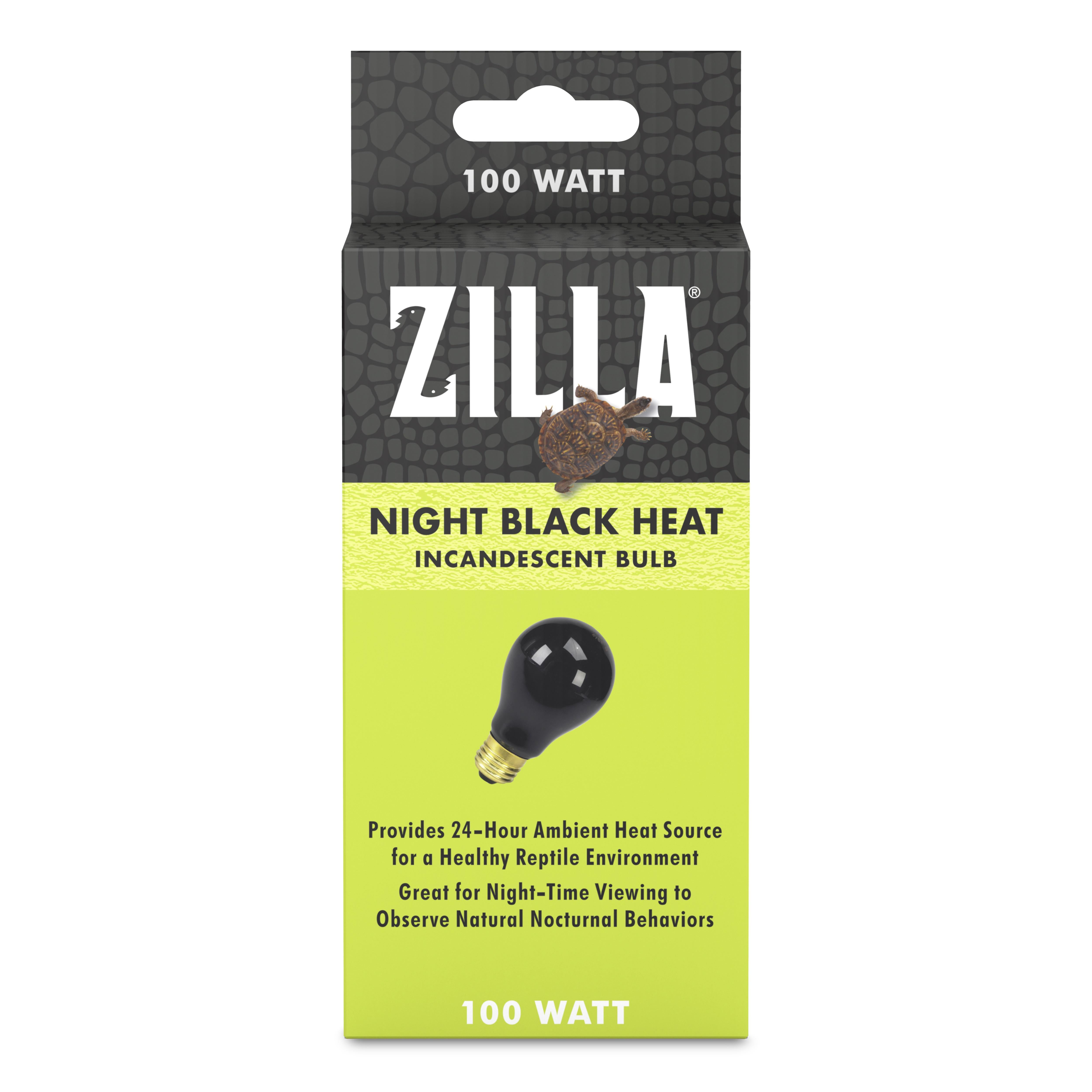 Zilla Night Black Heat Bulb Boxed 100 Watt