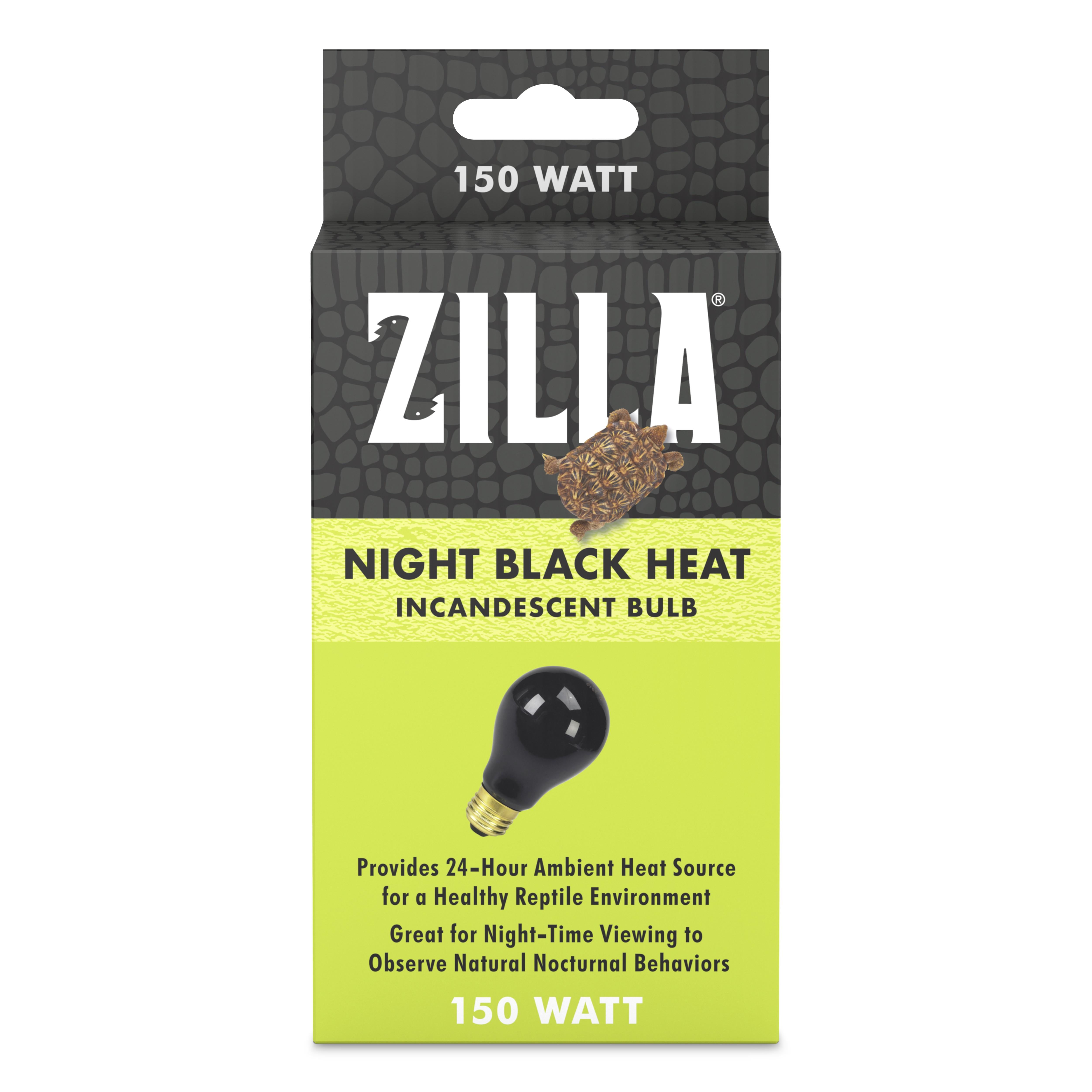 Zilla Night Black Heat Bulb Boxed 150 Watt