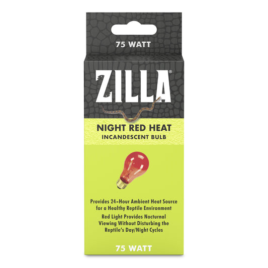Zilla Night Red Heat Bulb Boxed 75 Watt