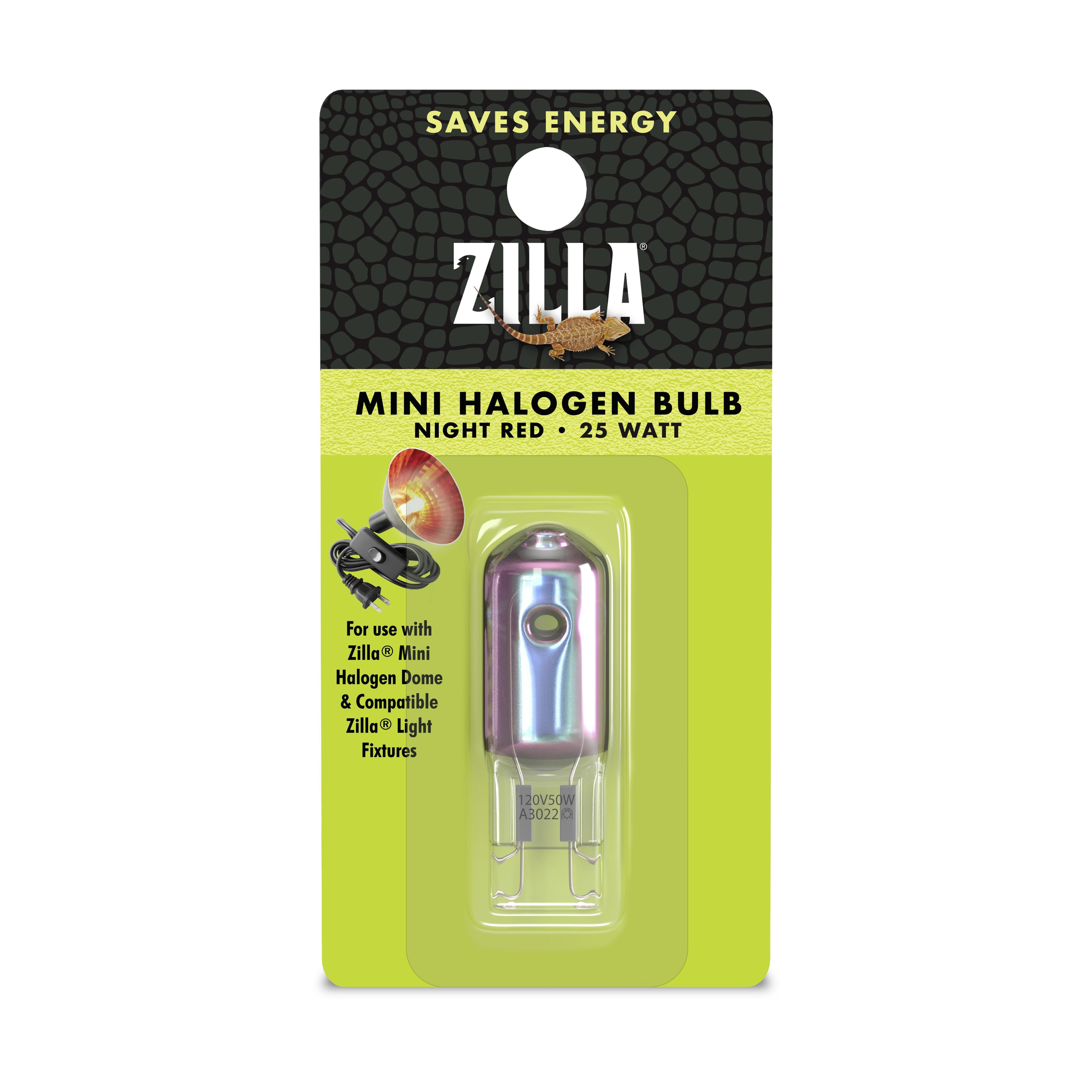 Zilla Halogen Lamp Mini Red 25 Watt