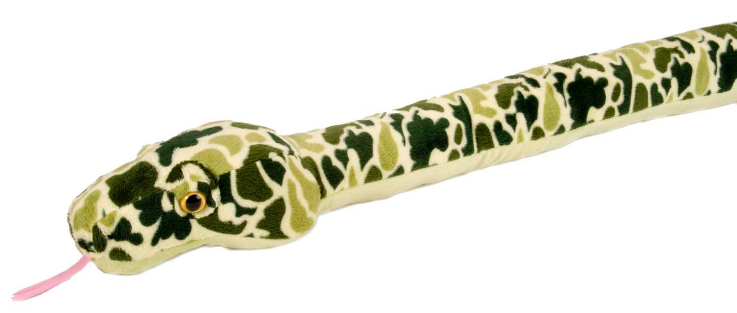 Wild Republic - Snake Camo Green Stuffed Animal 54"