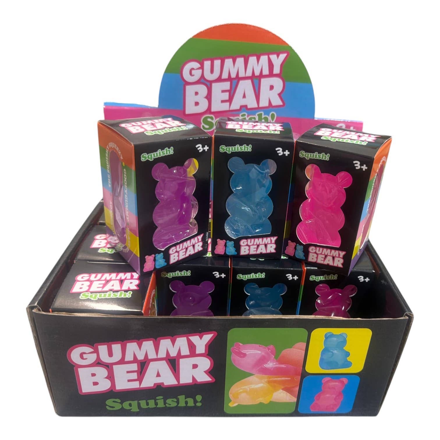 K & S WHOLESALE INC - Gummy Bear Squish 12ct PDQ