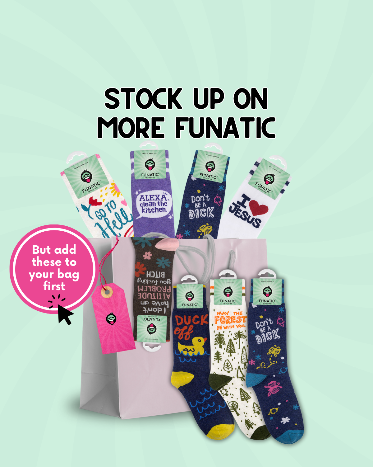 May The Forest Be With You Socks | Unisex | Nature | Funatic
