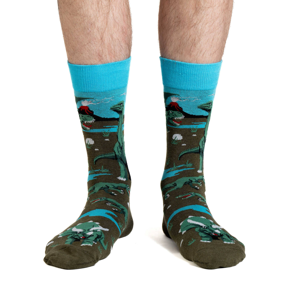 Good Luck Sock - Men's Dinosaur World Socks