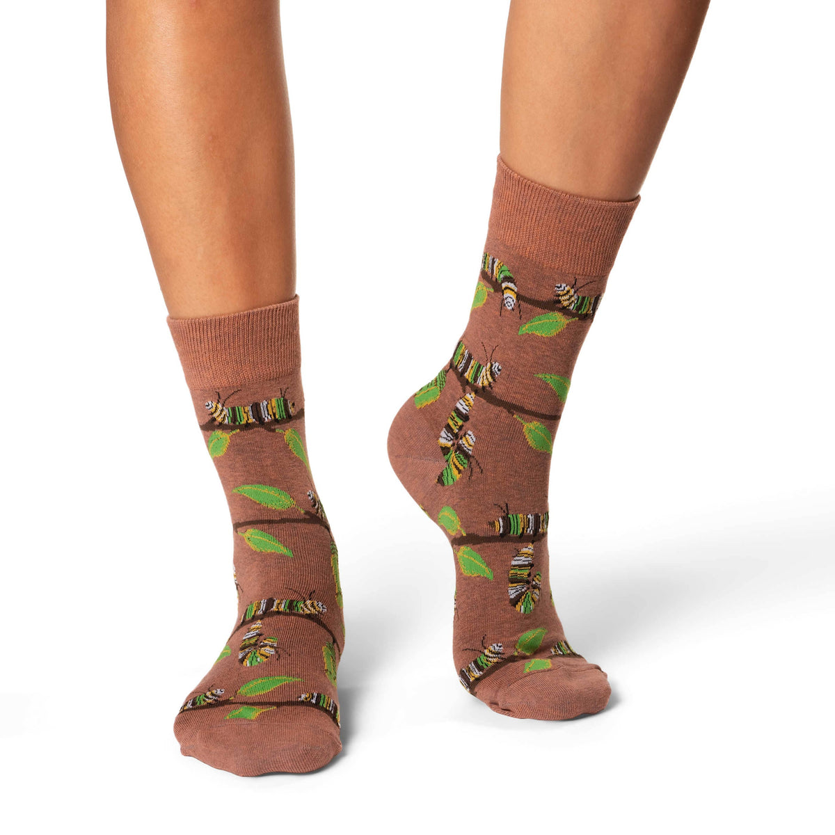 Good Luck Sock - Women's Monarch Caterpillar Socks