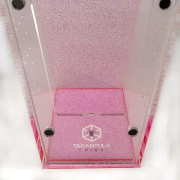 Coffin Crib Medium- Pink Sparkle