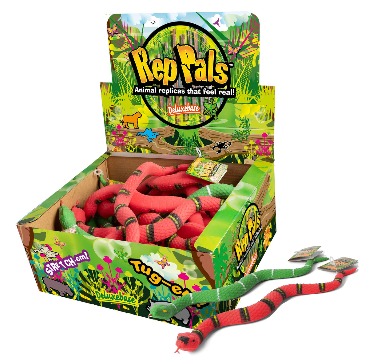 Deluxebase - Rep Pals - Snakes Stretchy Replica