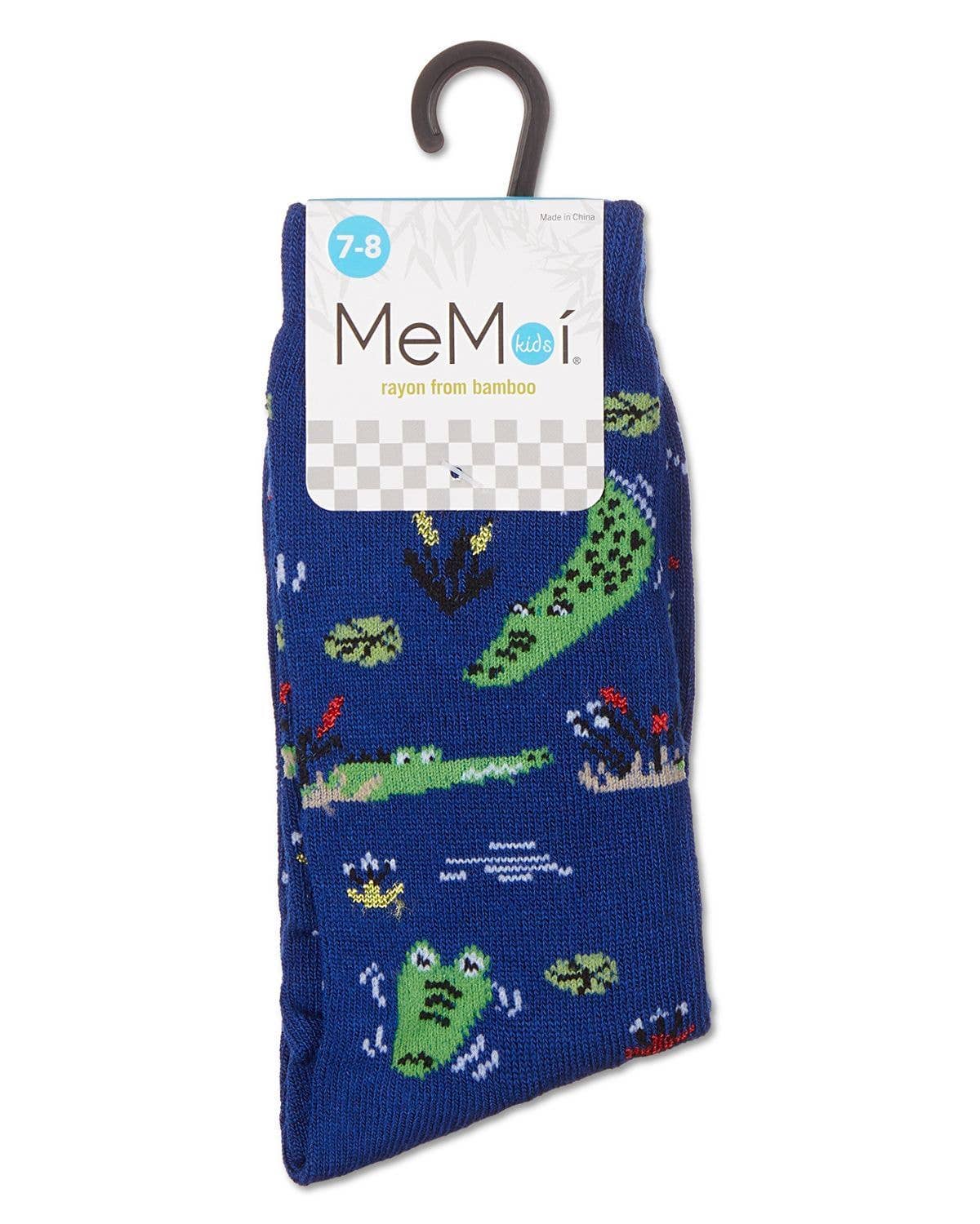 Infinity Classics International Inc. - Kids' Gators Rayon From Bamboo Crew Socks: Royal Blue / 7-8