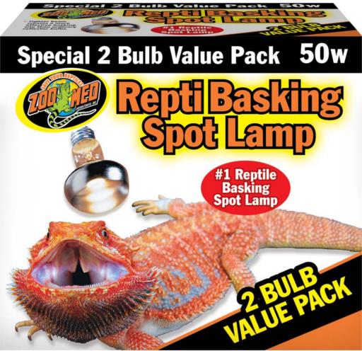 Zoo Med Basking Spot Value 2 Pack 50 watt