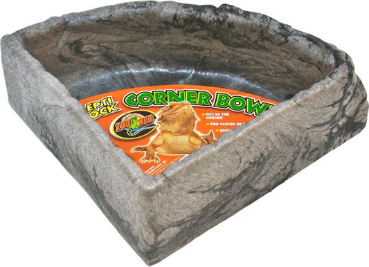 ZOO REPTI ROCK CORNER BOWL XL