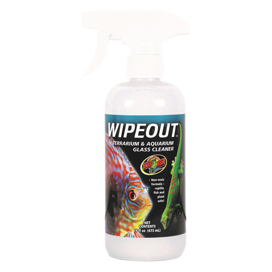 Zoo Med WipeOut Terrarium & Aquarium Glass Cleaner 16 oz