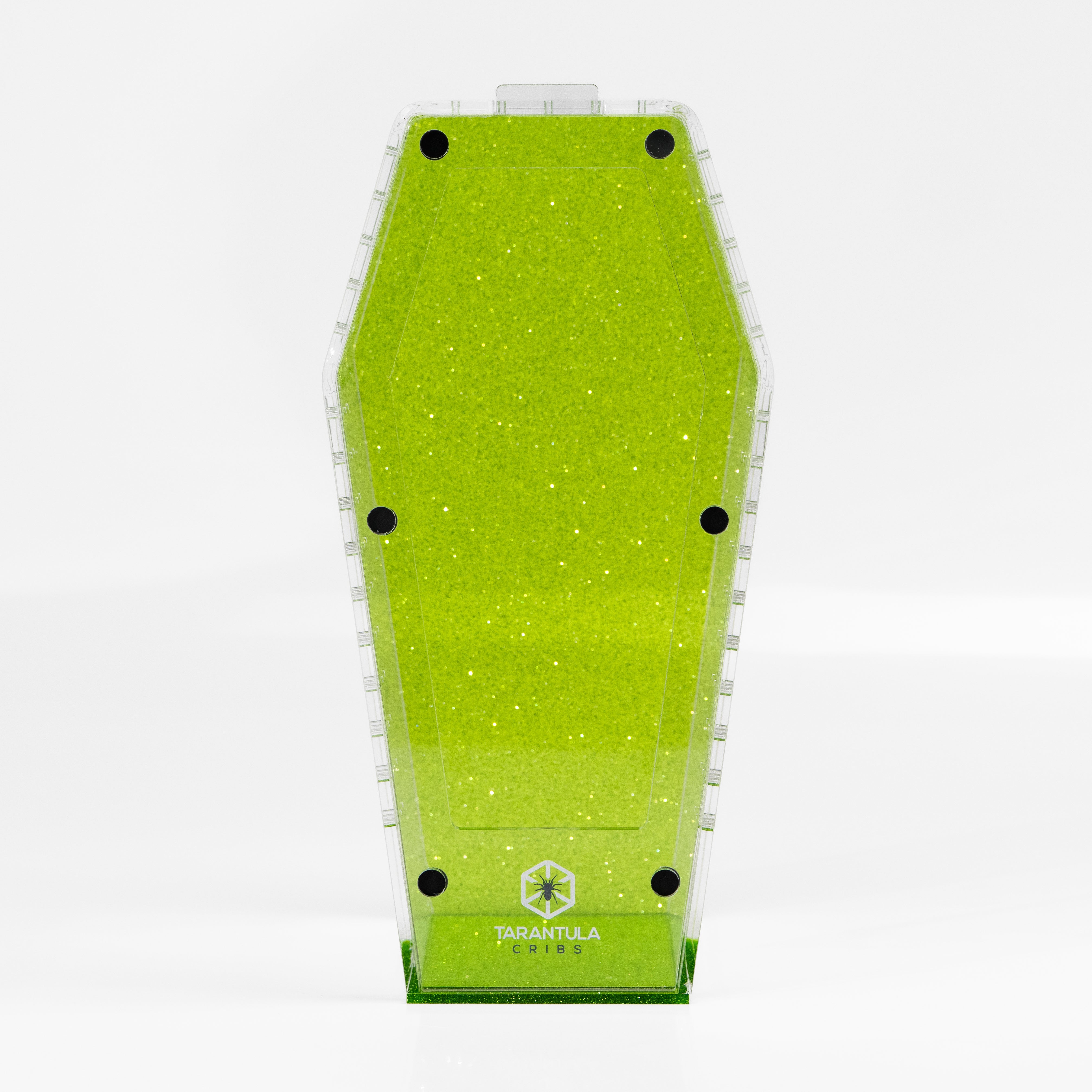 Coffin Crib- Medium- Glitter Green