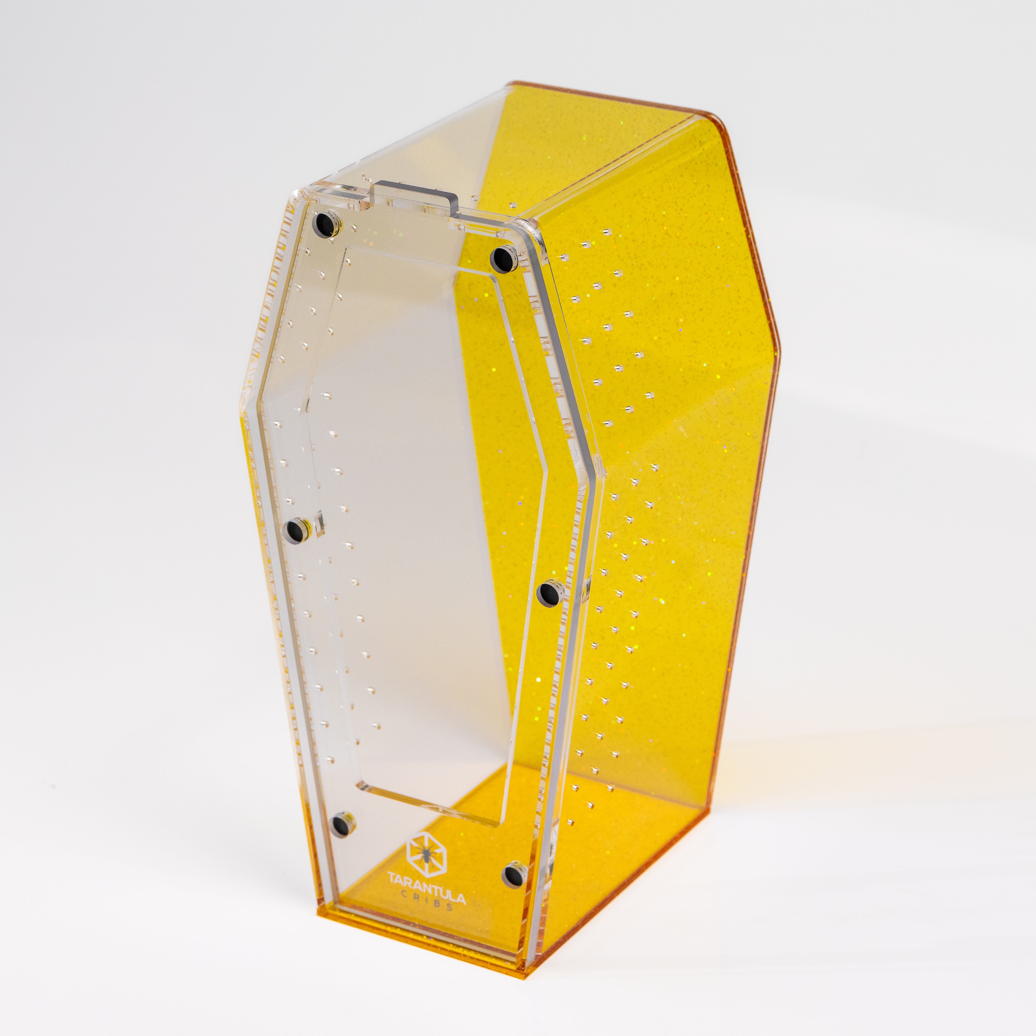 Coffin Crib Medium- Glitter Gold