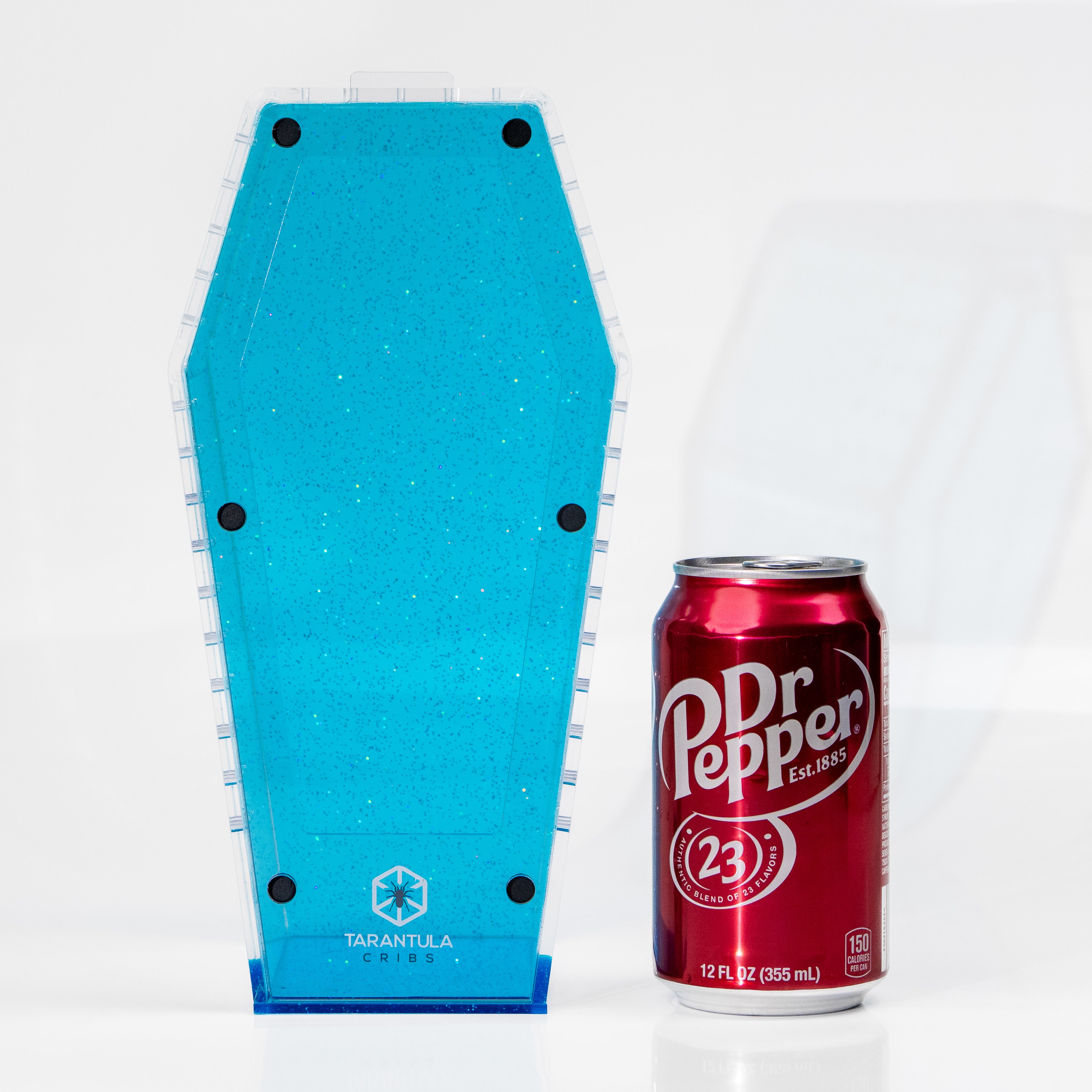 Coffin Crib - Medium- Glitter Blue