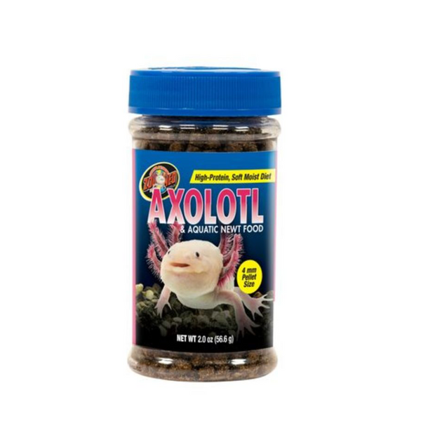 axoloyl fish net Zoo Med Axolotl & Aquatic Newt Food 2 oz