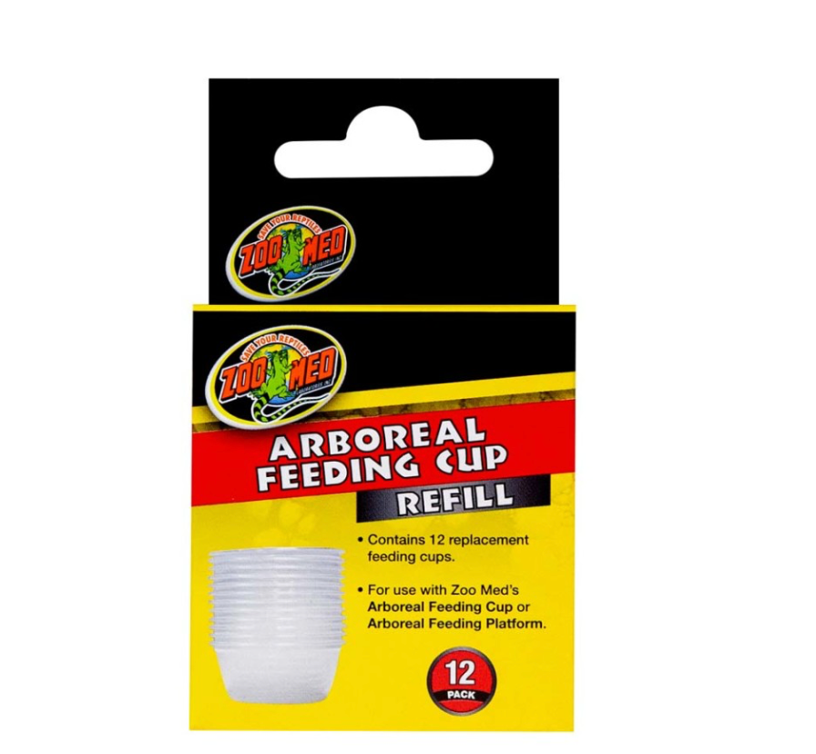 Zoo Med Arboreal Feeding Cup Refill 12pk
