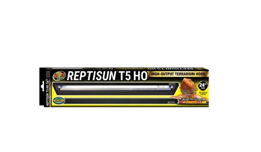 Zoo Med ReptiSun T5 High Output Light Hood with 10.0 UVB Lamp 24in