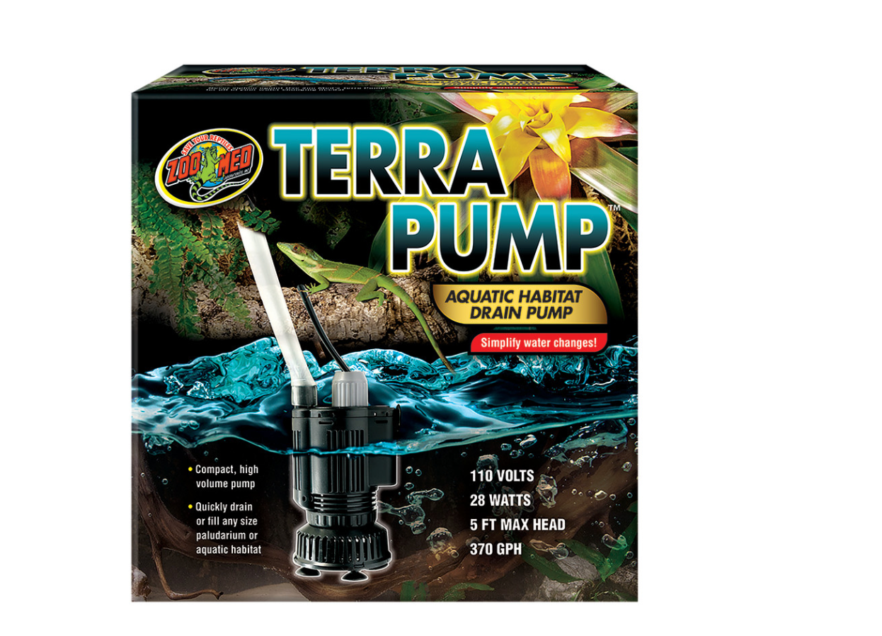Zoo Med Terra Pump Aquatic Habitat Drain Pump 370gph
