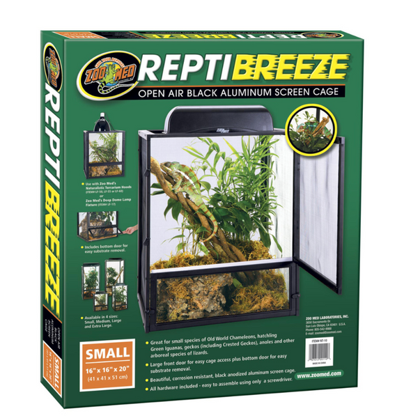 Zoo Med ReptiBreeze Screen Terrarium Small 16x16x20