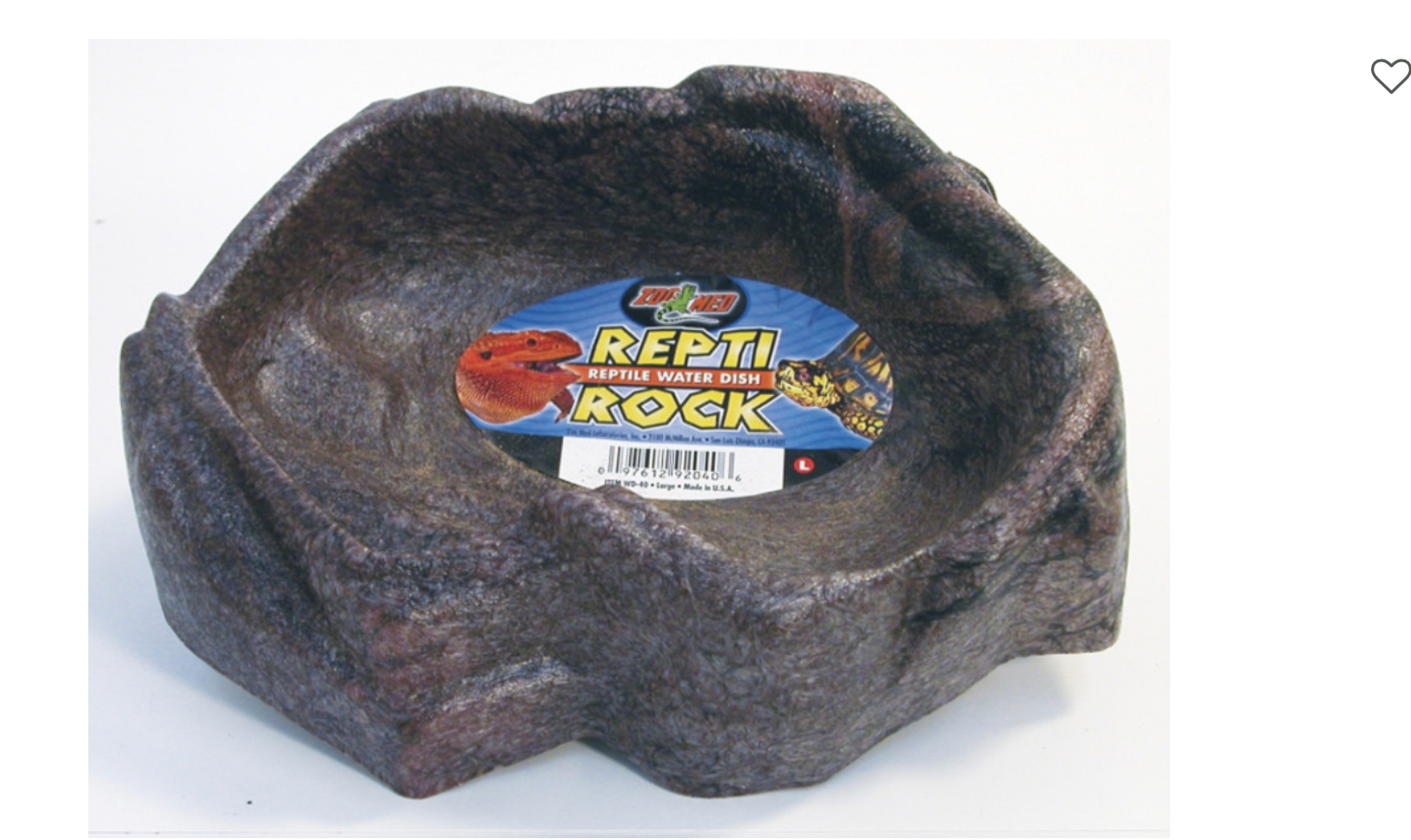 Zoo Med Repti Rock Water Dish Assorted, 1ea/LG