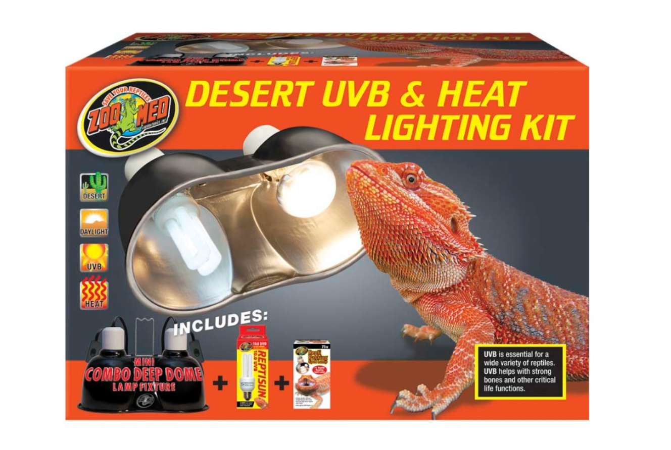 Zoo Med Desert UVB & Heat Lighting Kit