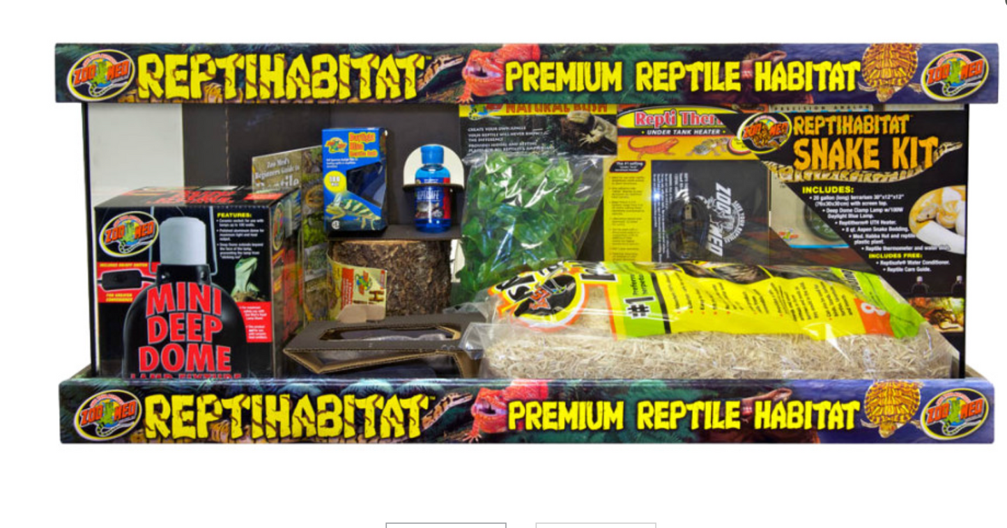 Zoo Med ReptiHabitat Snake Kit 20gal