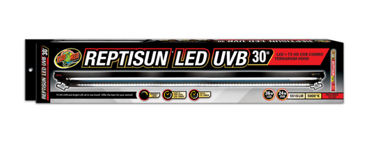 Zoo Med Reptisun LED UVB Combo Terrarium Hood 30in