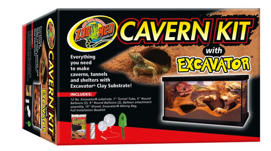 Zoo Med Cavern Kit with Excavator
