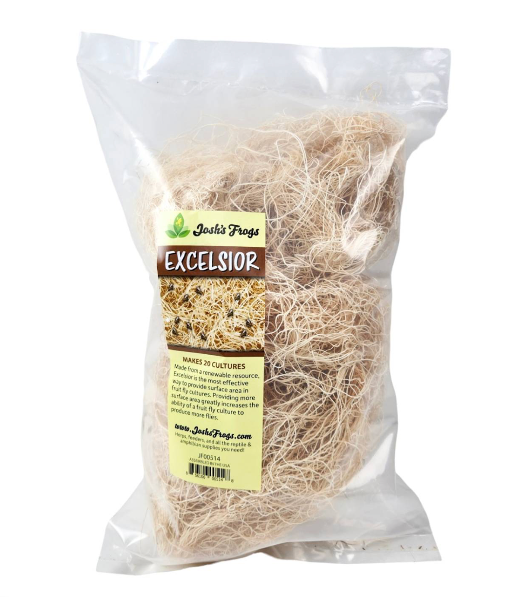 Aspen Wood Excelsior (makes 20 fruit fly cultures)