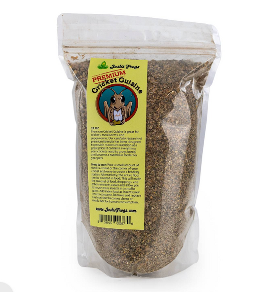 Josh's Frogs PREMIUM Cricket Cuisine Cricket Food (24 oz.)