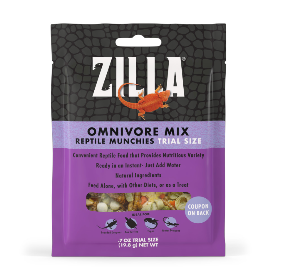 Zilla Munchies Omnivore Mix Reptile Food Trial Size .7oz